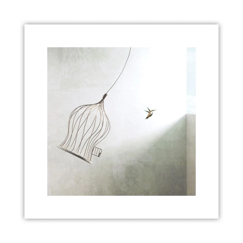 Plakat - I sit elementet - 30x30 cm