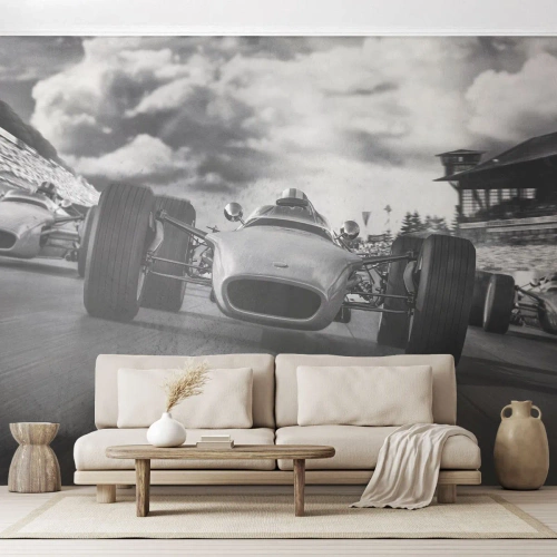 Fototapet Premium Canvas - Der er kraft! - Formel 1, Køretøj, Race - 150x105 cm