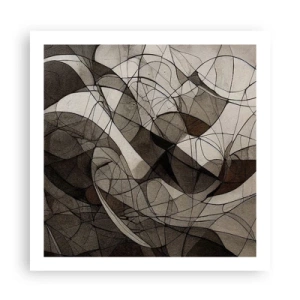 Plakat - Cirkulation af jordens farver - 60x60 cm