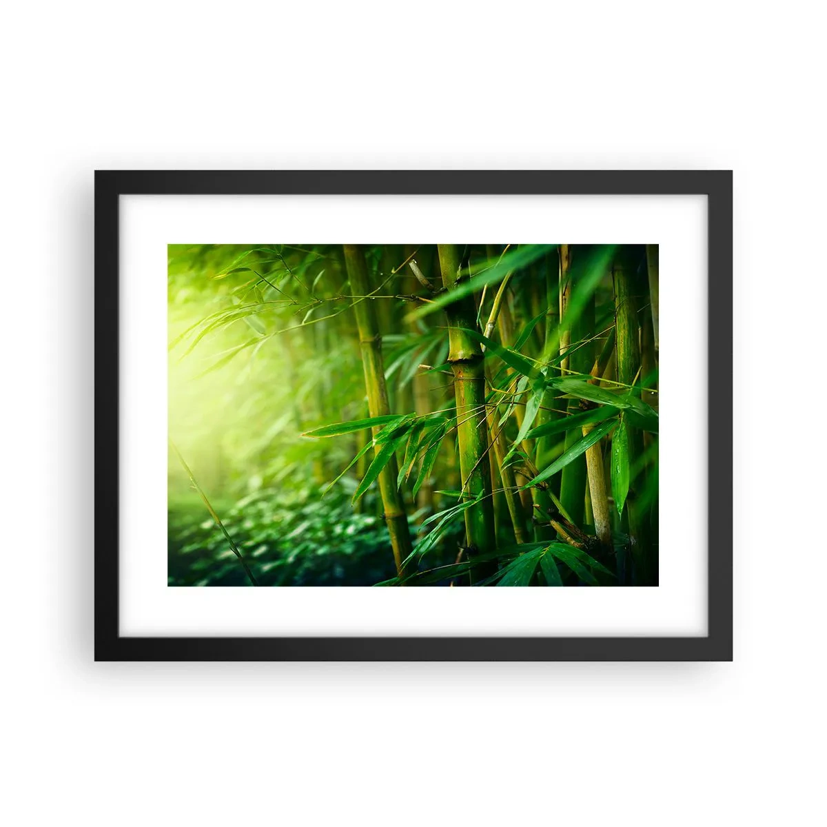 Plakat i sort ramme - Lær selve det grønne at kende - 40x30 cm