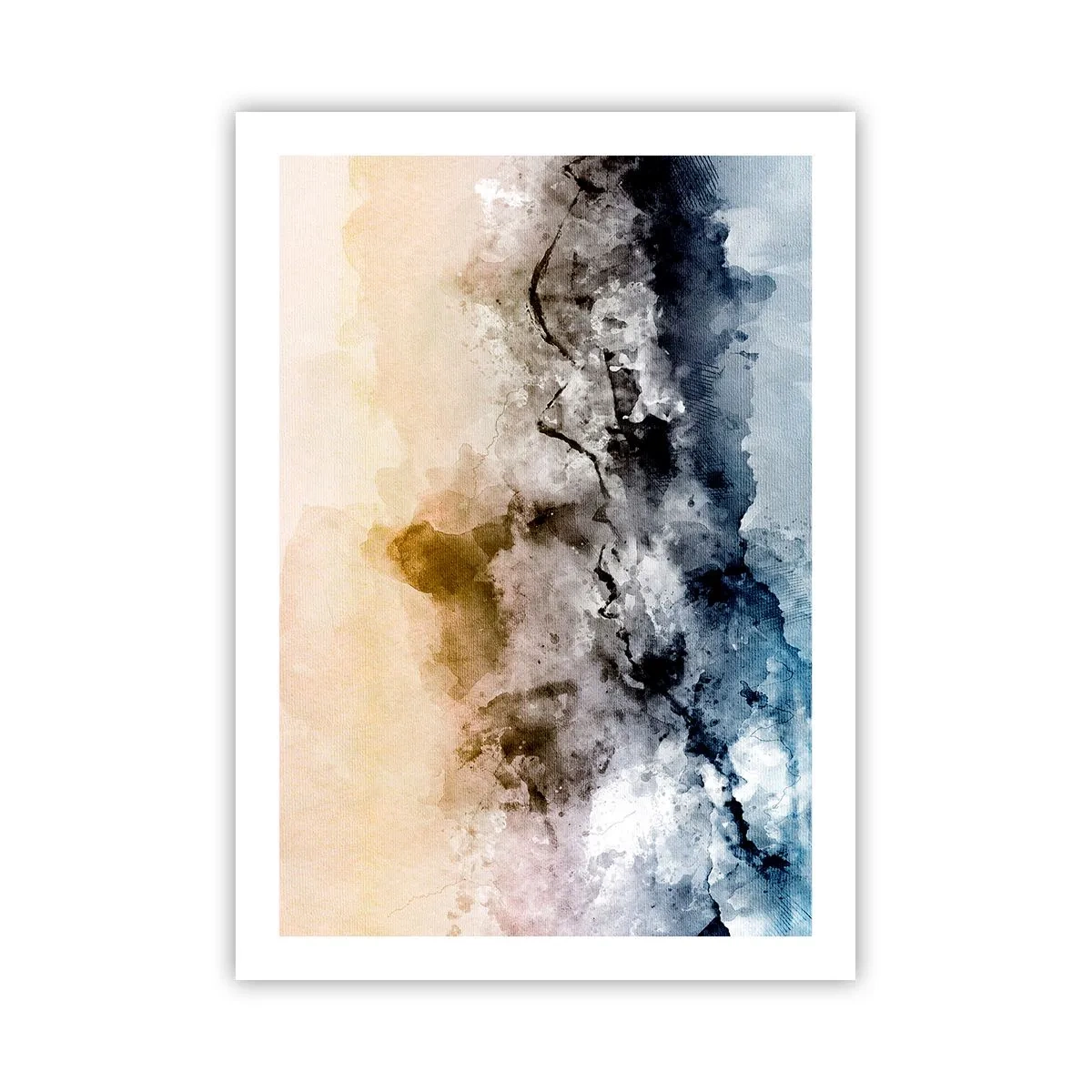 Plakat - Sænket i en tågesvirvel - 50x70 cm