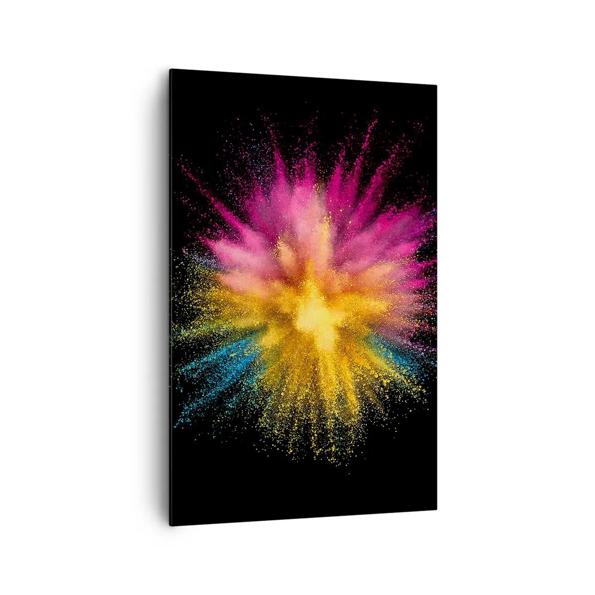 Lærredstryk - Billede på lærred - Farvernes fødsel - 80x120 cm