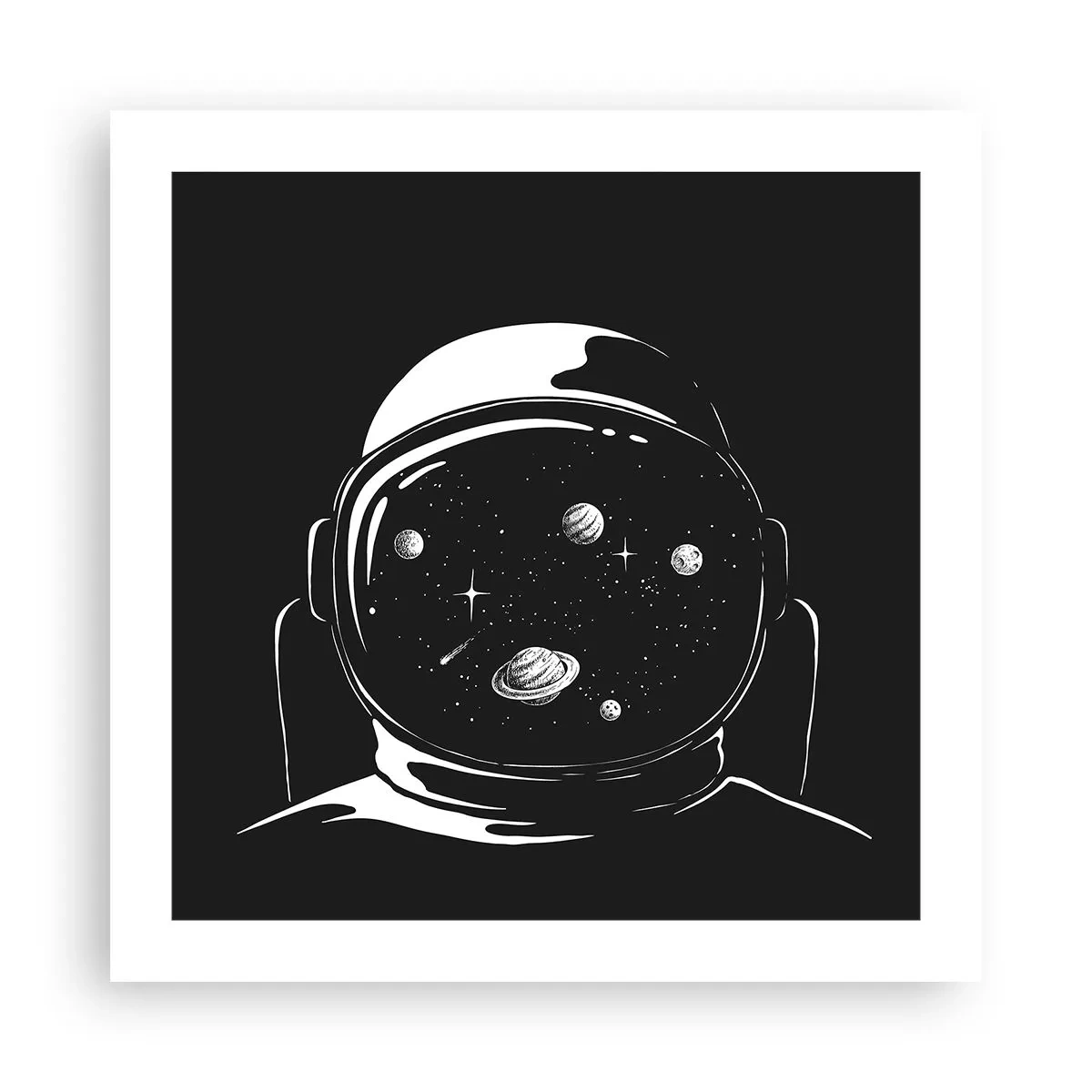 Plakat - Flot udsigt - 50x50 cm