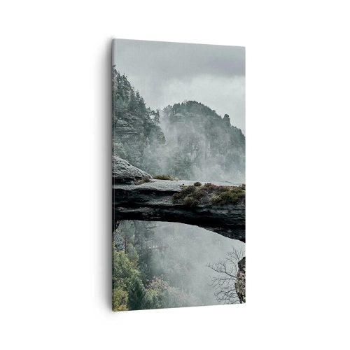 Lærredstryk - Billede på lærred - Eventyret er ved at begynde - 55x100 cm