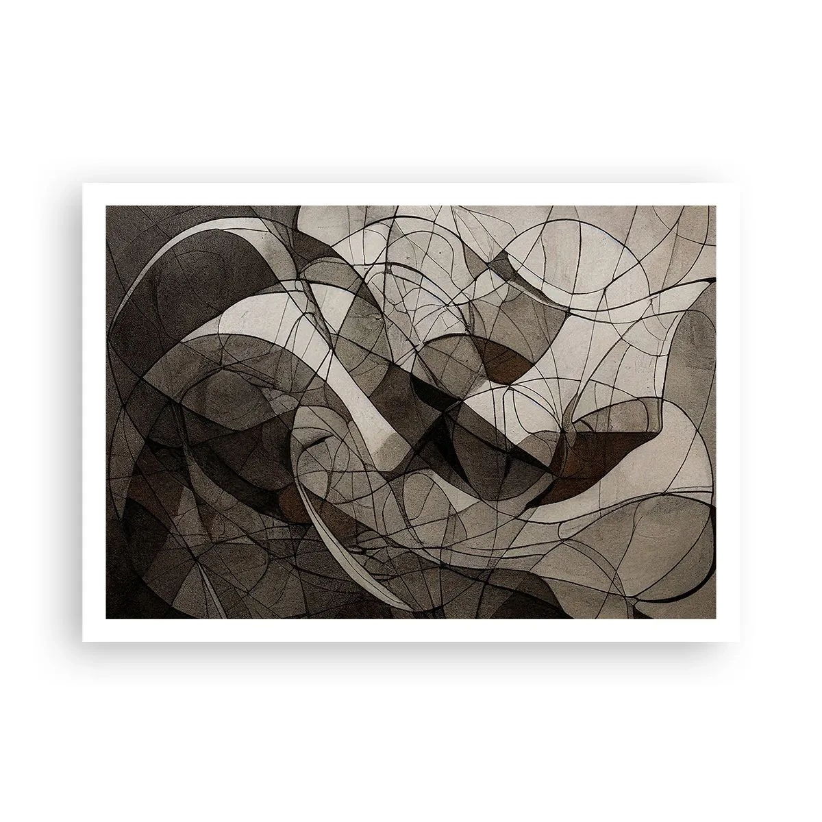 Plakat - Cirkulation af jordens farver - 100x70 cm