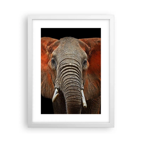 Plakat i hvid ramme - Jeg er vild, er du? - 30x40 cm