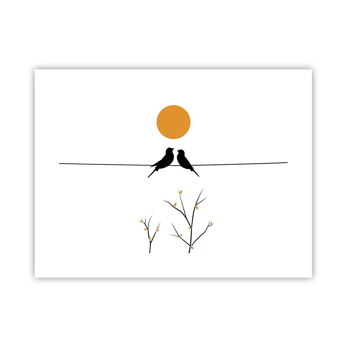 Plakat - Nattergal - 40x30 cm