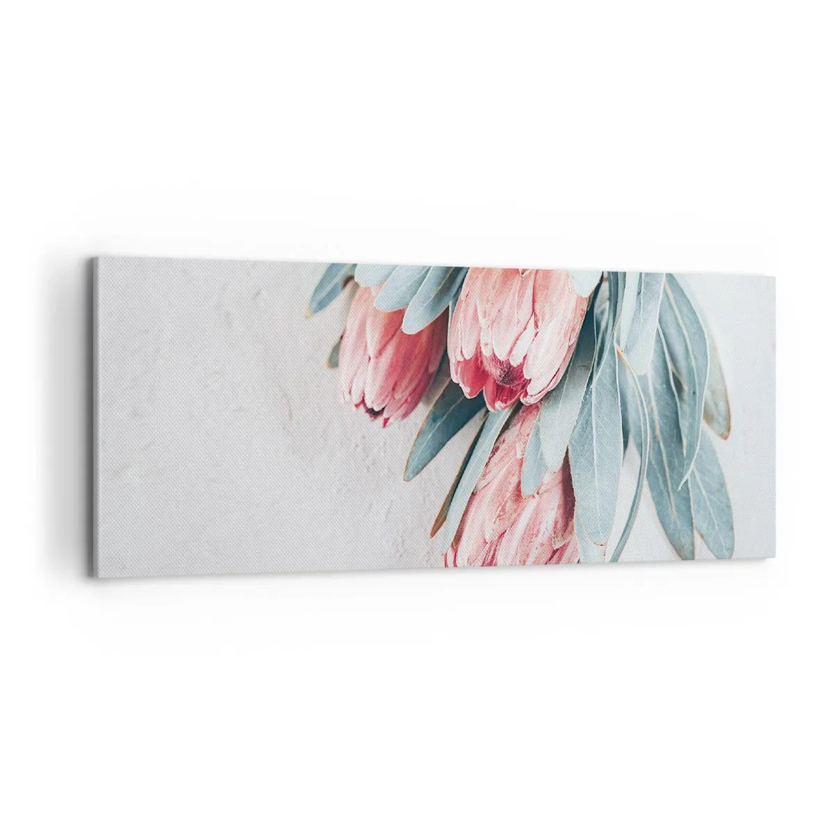 Lærredstryk - Billede på lærred - Skammer sig over deres egen skønhed - 100x40 cm