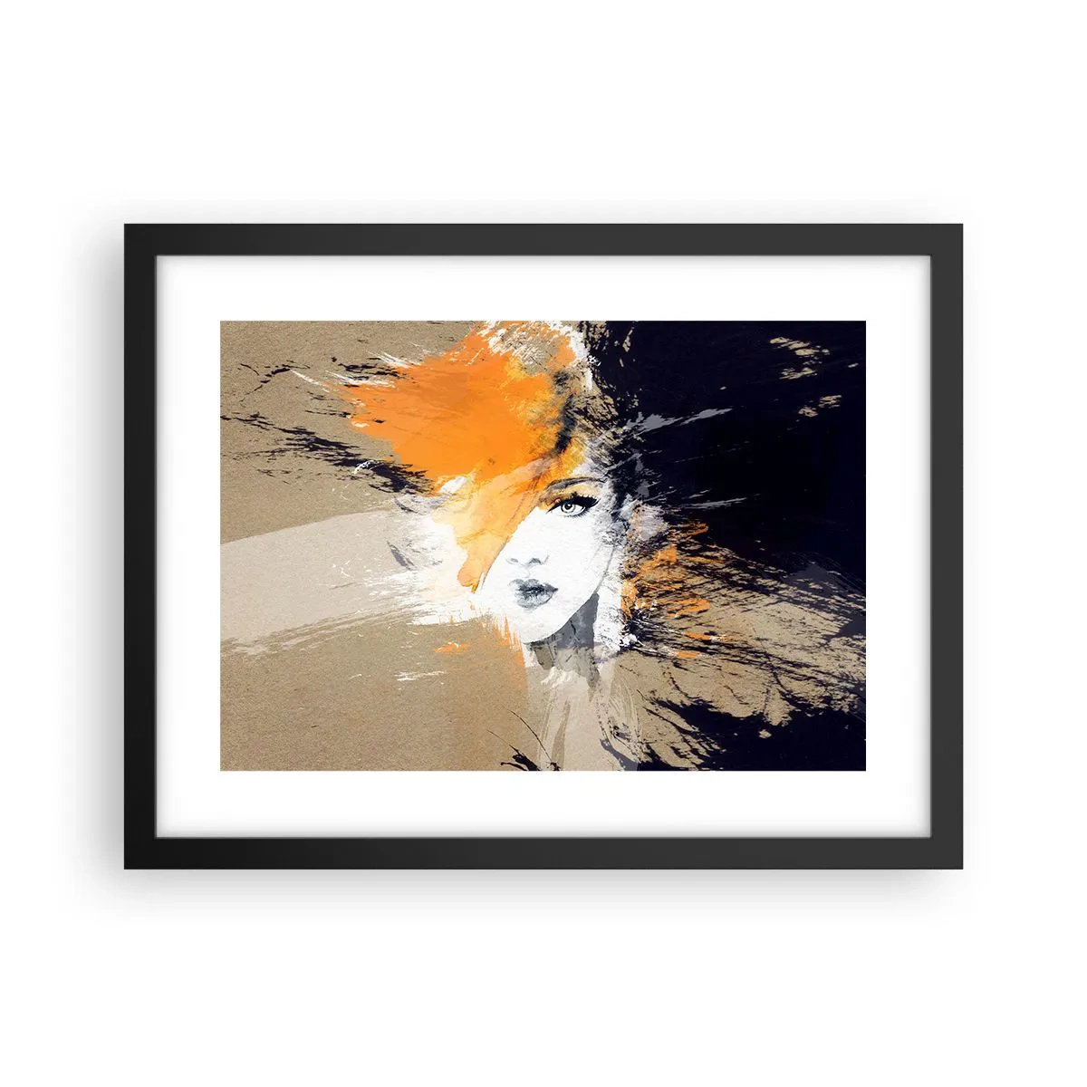 Plakat i sort ramme - Og det bliver let - 40x30 cm