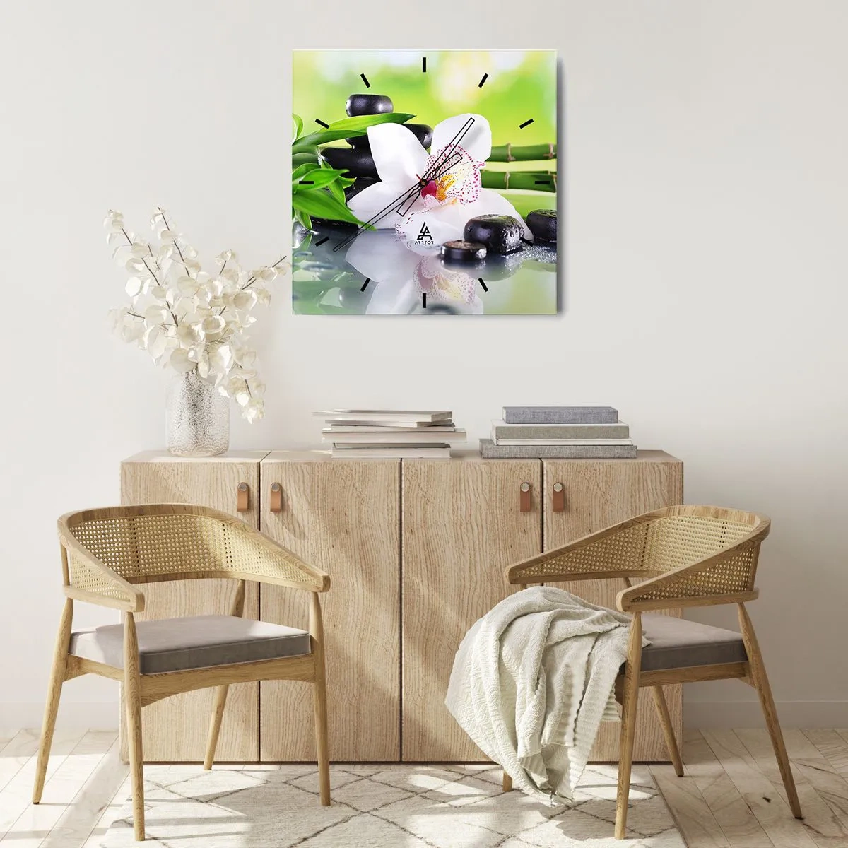 Vægur, Uret - Kølig friskhed - 30x30 cm