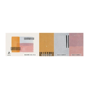 Prøve Fototapet Premium Sand - Fra hjørne til hjørne - Abstraktion, Stykke, Minimalisme - 100x30 cm