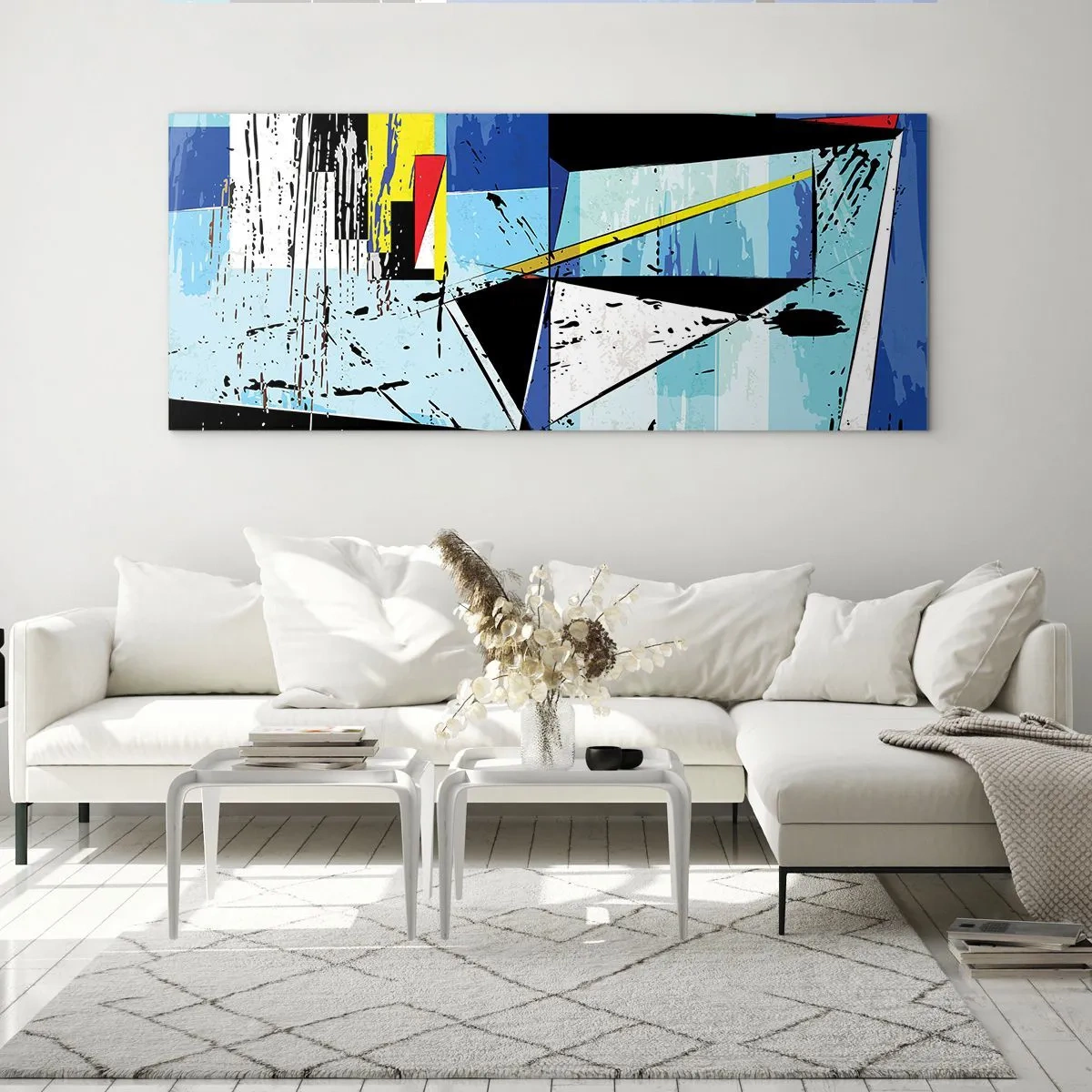 Billede på glas - At se verden fra en ny vinkel... - 120x50 cm