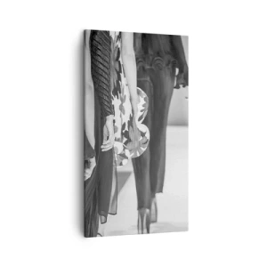 Lærredstryk - Billede på lærred - En stilfuld parade - 45x80 cm