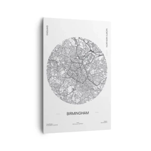 Lærredstryk - Billede på lærred - Birminghams anatomi - 80x120 cm