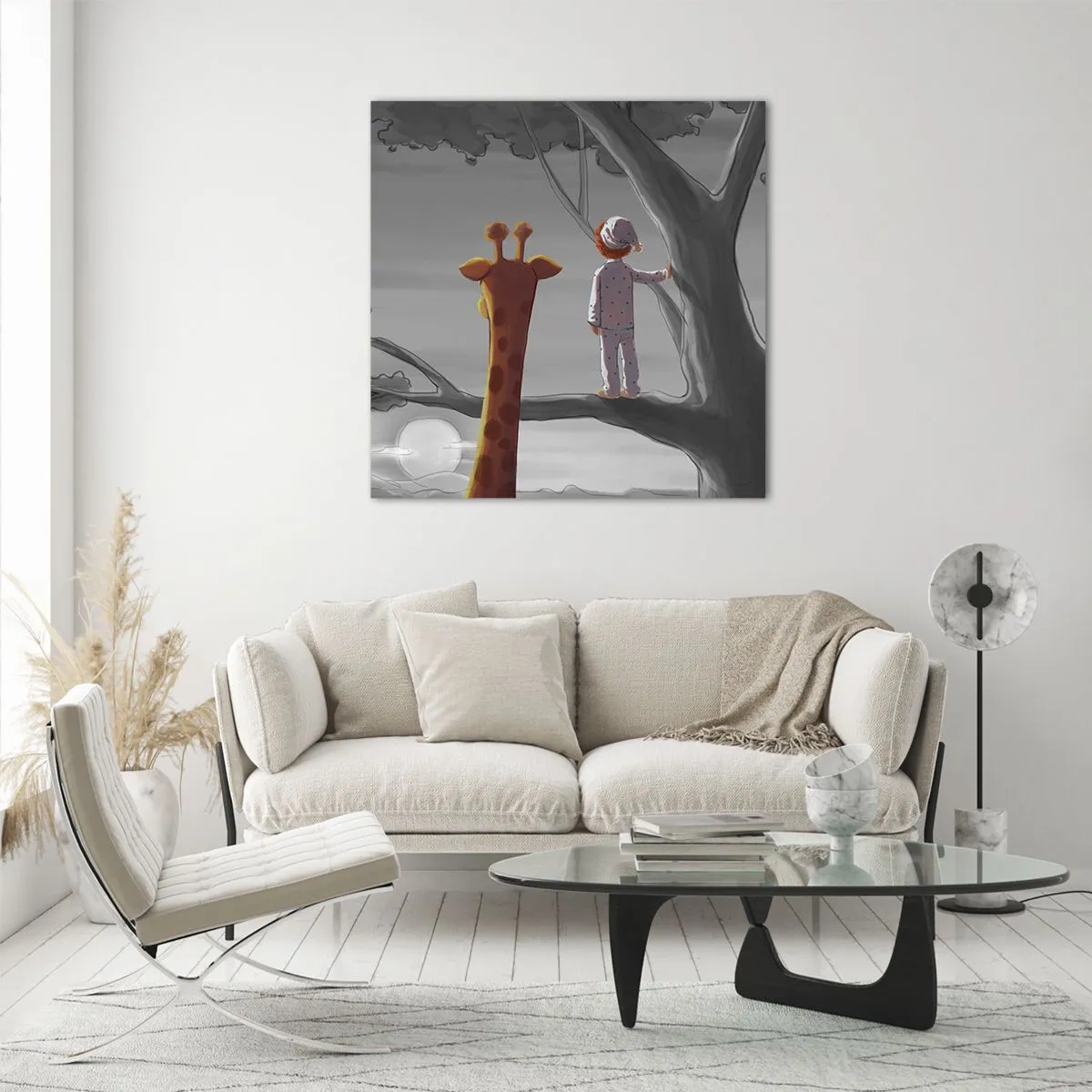 Billede på glas - Det sker virkelig - 60x60 cm