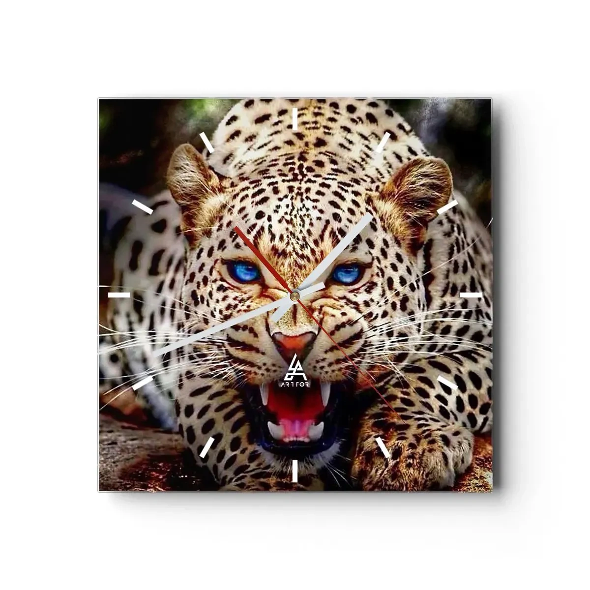 Vægur, Uret - Vrede skader ikke skønhed - 30x30 cm