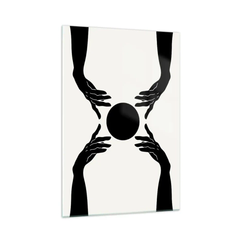 Billede på glas - Et hemmeligt tegn - 70x100 cm