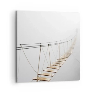 Lærredstryk - Billede på lærred - Hvor vil det føre dig hen? - 60x60 cm