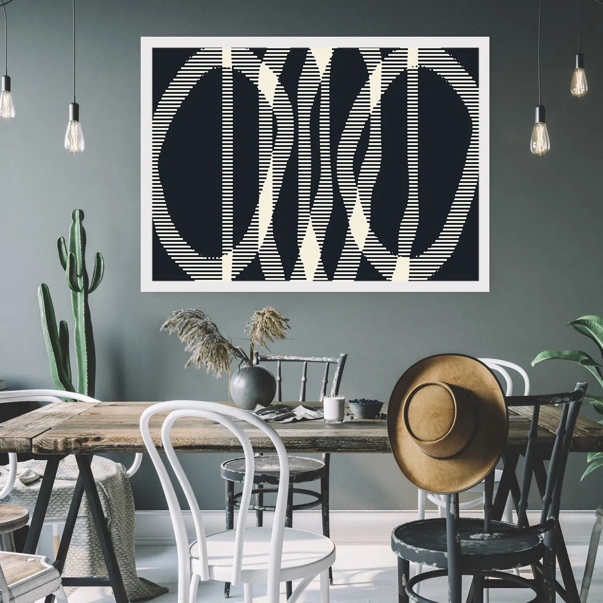 Plakat - Forsøg på at bryde igennem mørket - 70x50 cm