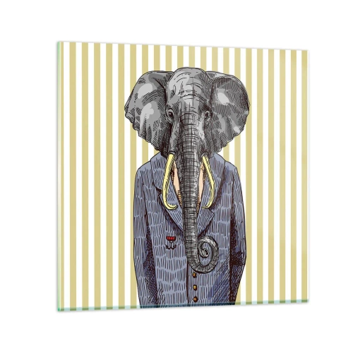 Billede på glas - Elegant af natur - 30x30 cm