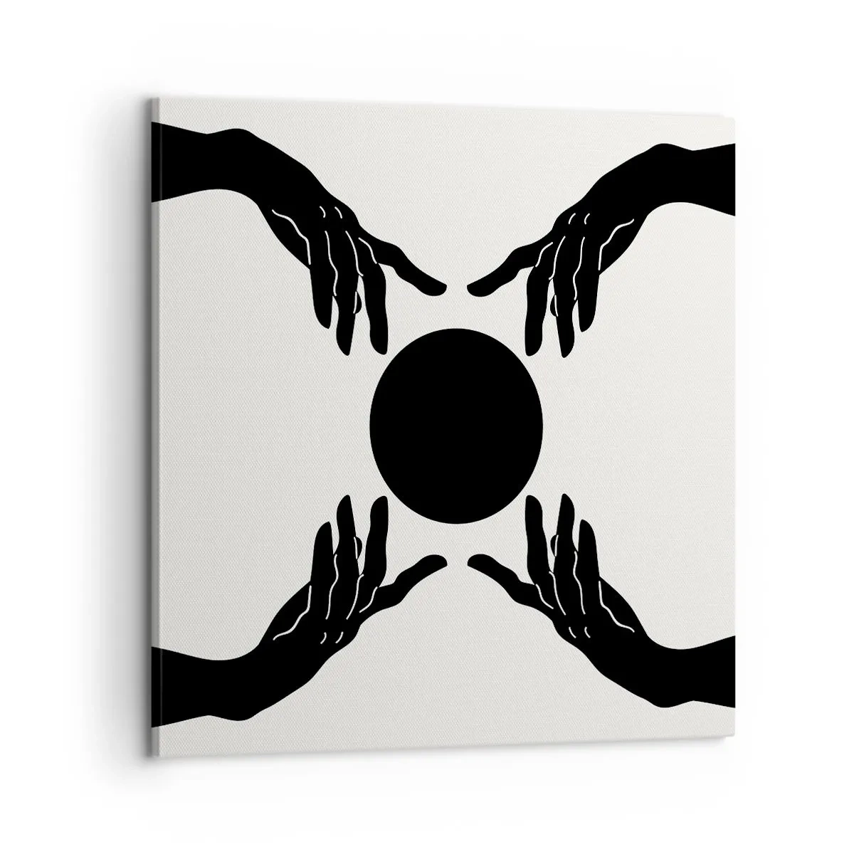 Lærredstryk - Billede på lærred - Et hemmeligt tegn - 60x60 cm