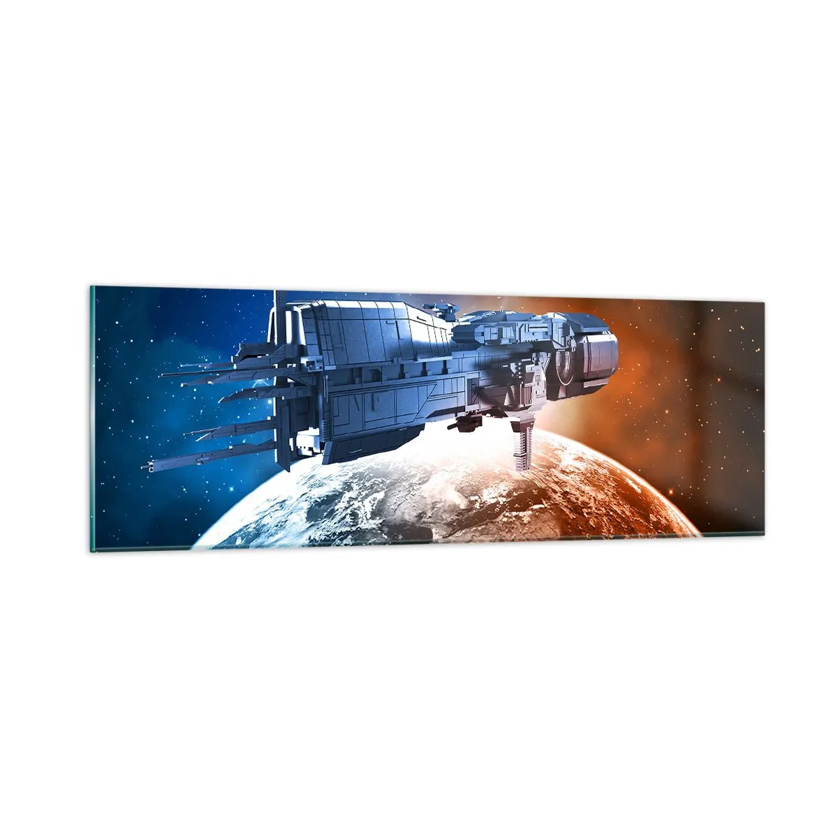 Billede på glas - Forsigtig observatør - 90x30 cm