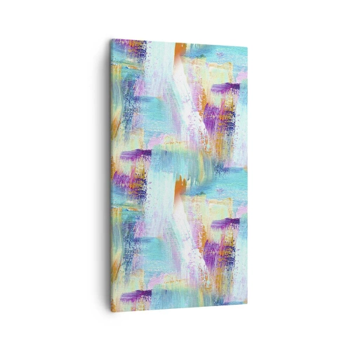 Lærredstryk - Billede på lærred - Munter mazel topper - 45x80 cm