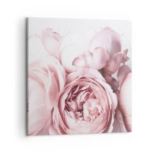 Lærredstryk - Billede på lærred - For de romantiske - 50x50 cm