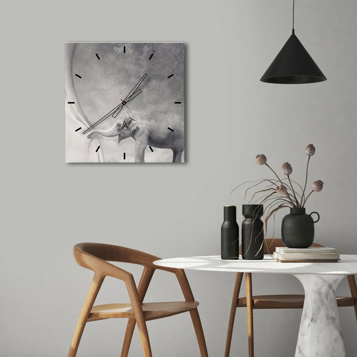 Vægur, Uret - Afslør hemmeligheden - 30x30 cm