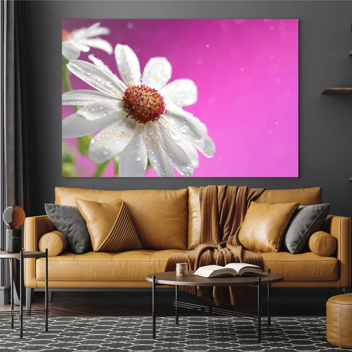 Billede på glas - Beskedent i sin skønhed - 100x70 cm