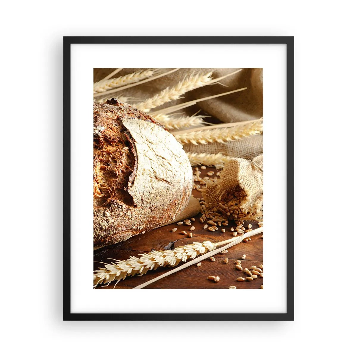 Plakat i sort ramme - Appetitlig, velduftende, sprød - 40x50 cm