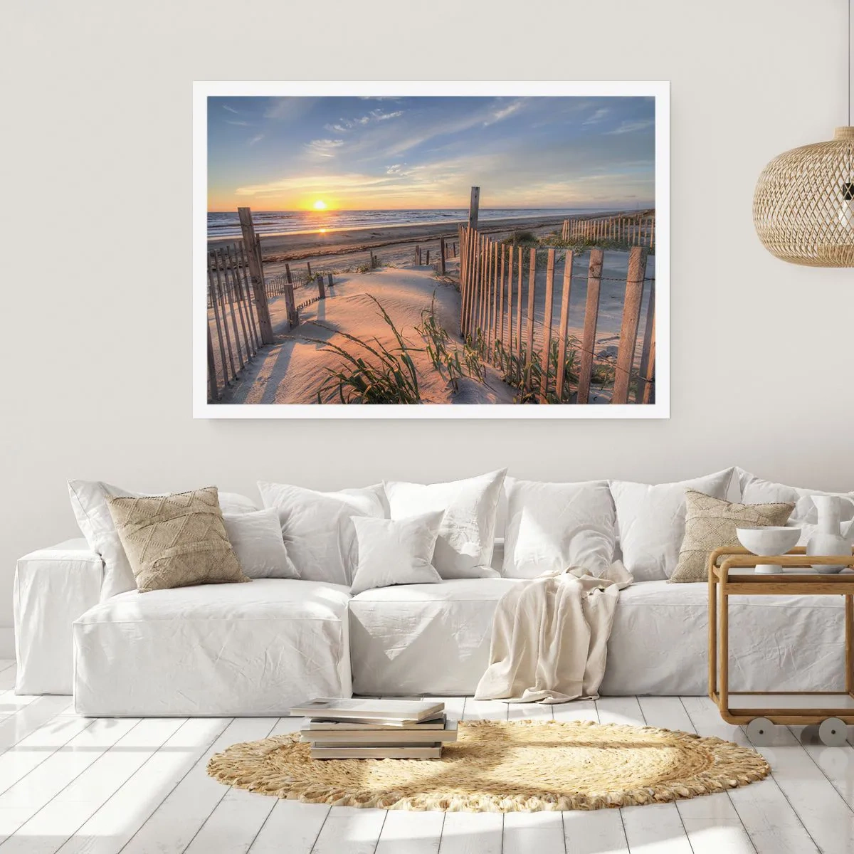 Plakat - Vindens blænding og skygge - 100x70 cm