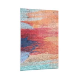 Billede på glas - Lad en regnbue flyde - 80x120 cm