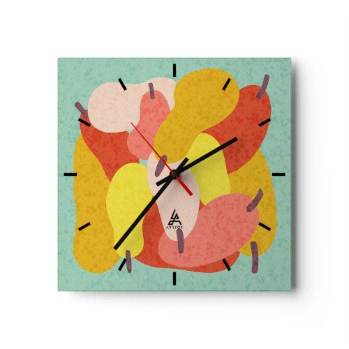 Vægur, Uret - Smag på sommersolen - 30x30 cm