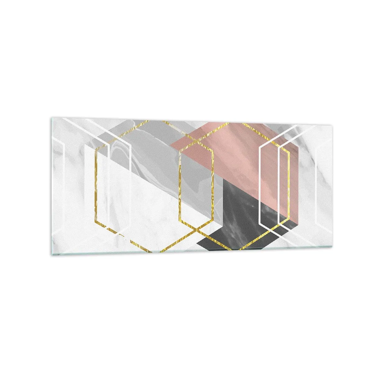 Billede på glas - Kædesammensætning - 120x50 cm