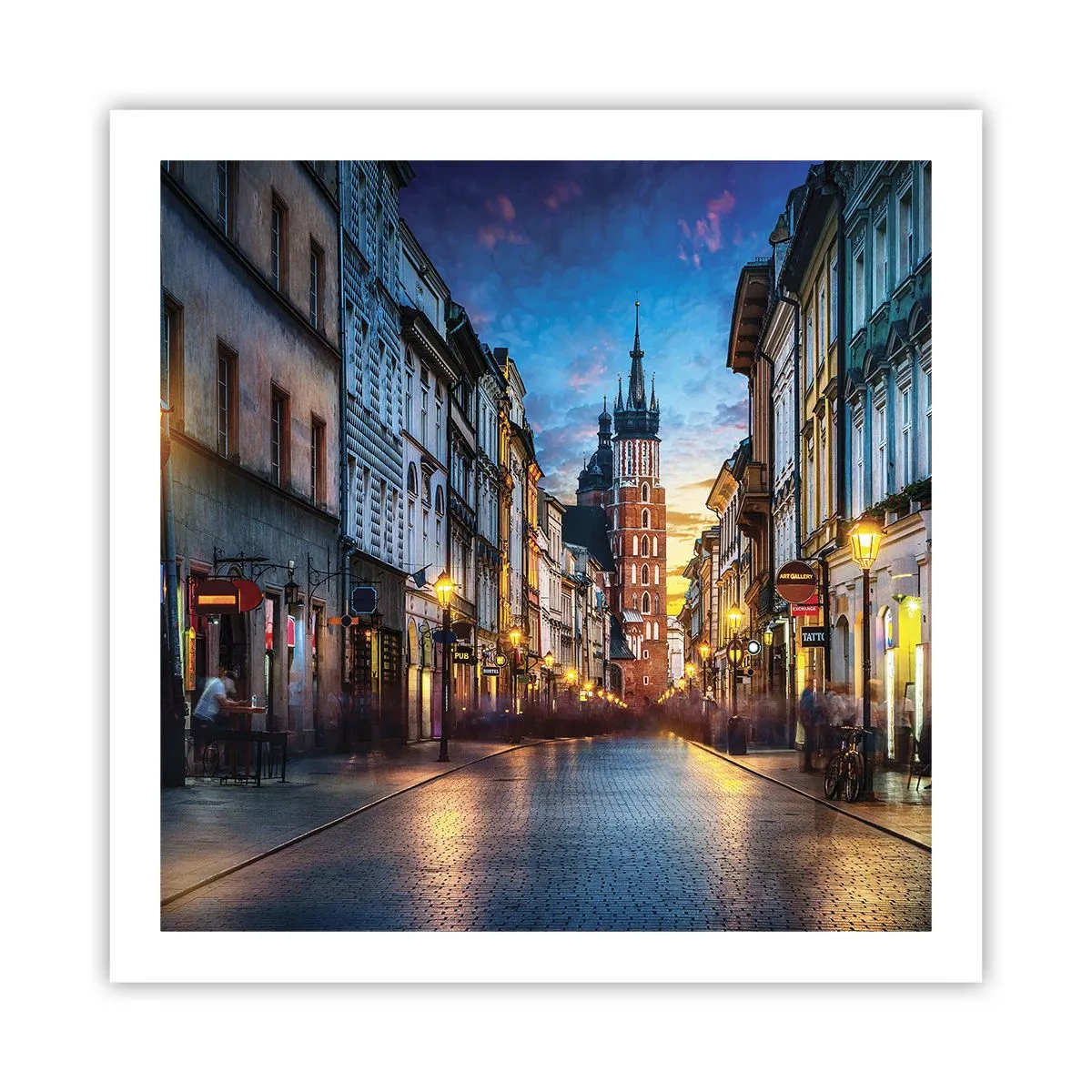 Plakat - Krakows charme - 60x60 cm