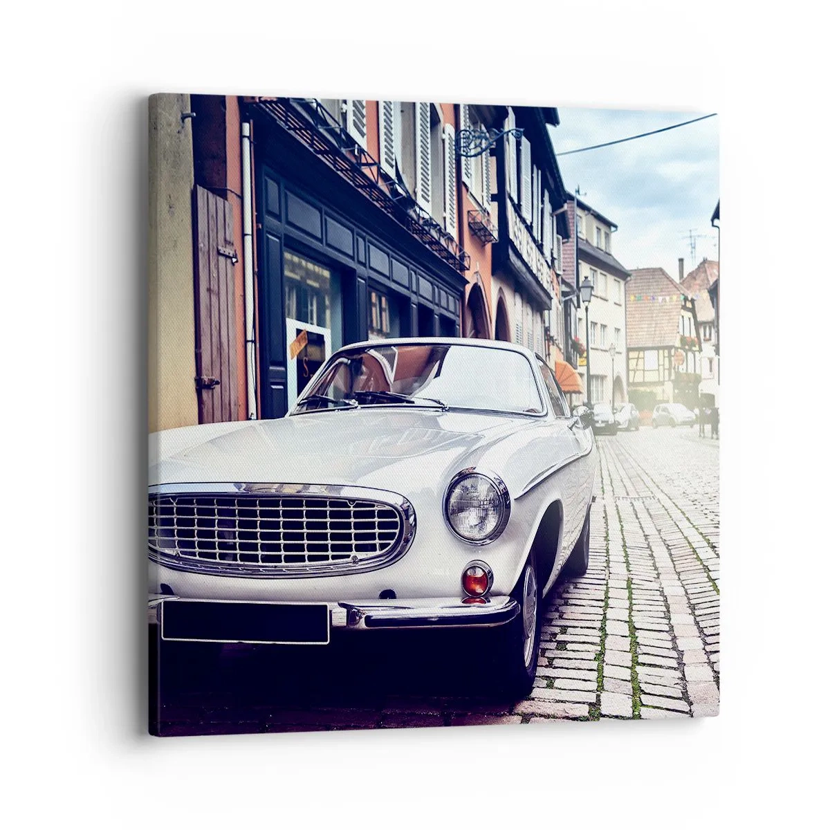 Lærredstryk - Billede på lærred - Fortiden er i dag - 40x40 cm