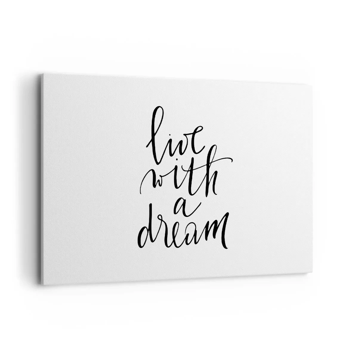 Lærredstryk - Billede på lærred - Of course - 120x80 cm