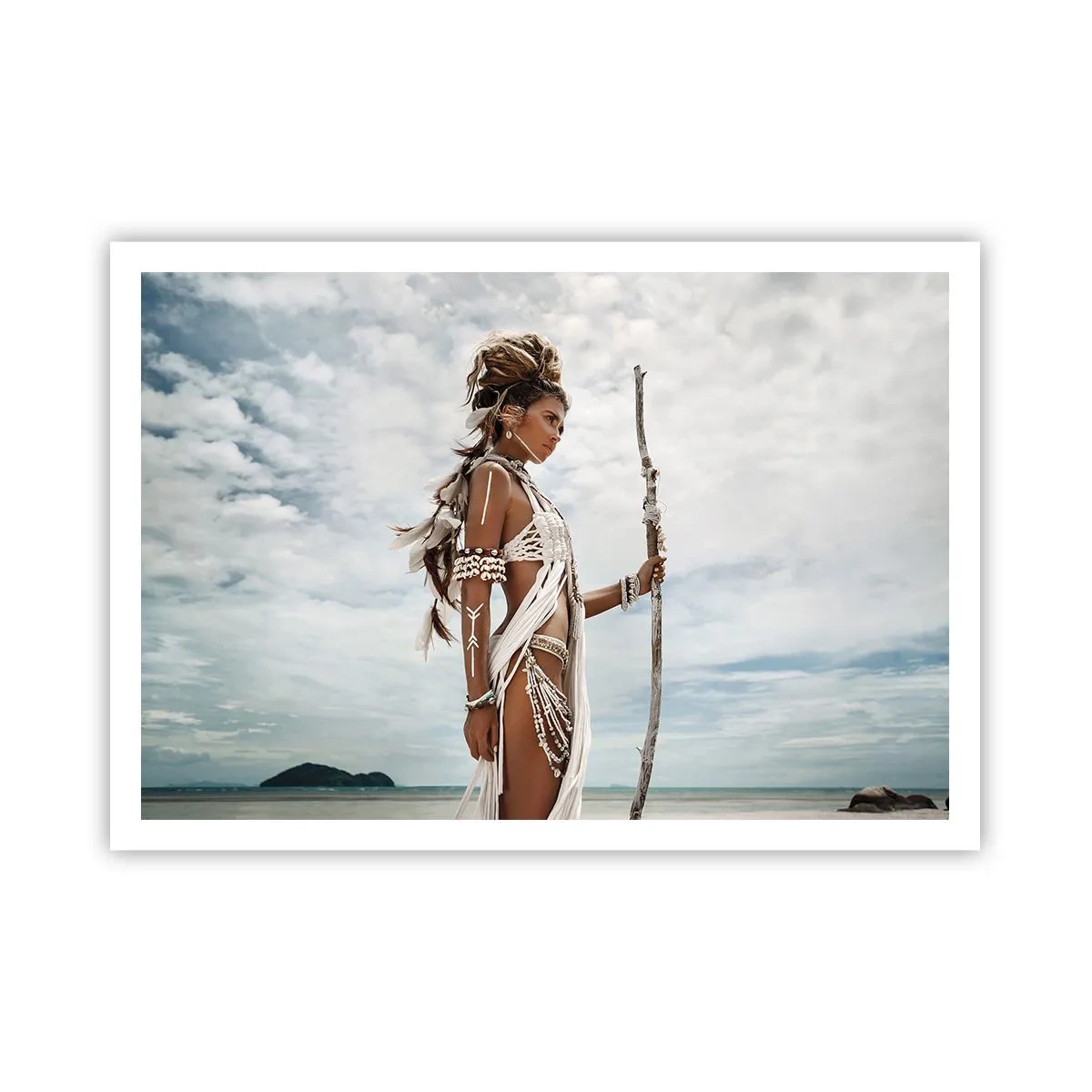 Plakat - Dronning af troperne - 100x70 cm