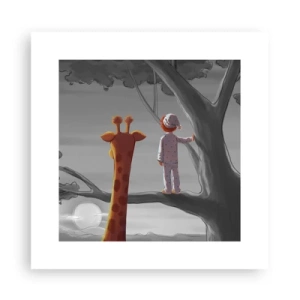 Plakat - Det sker virkelig - 30x30 cm