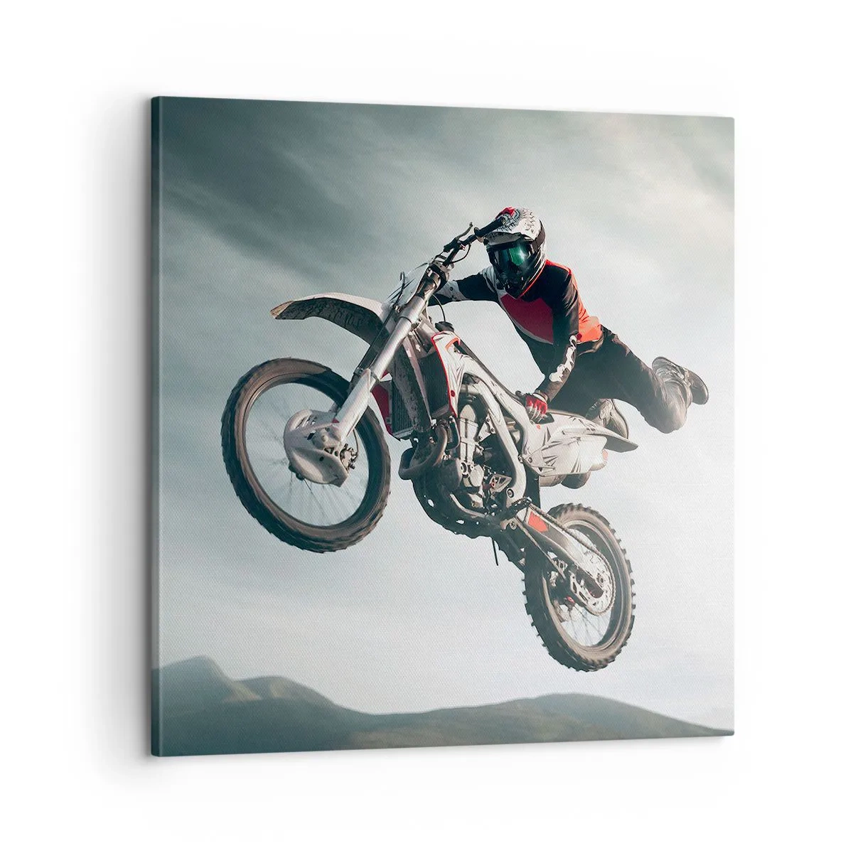 Lærredstryk - Billede på lærred - Ingen sjov uden risiko - 60x60 cm