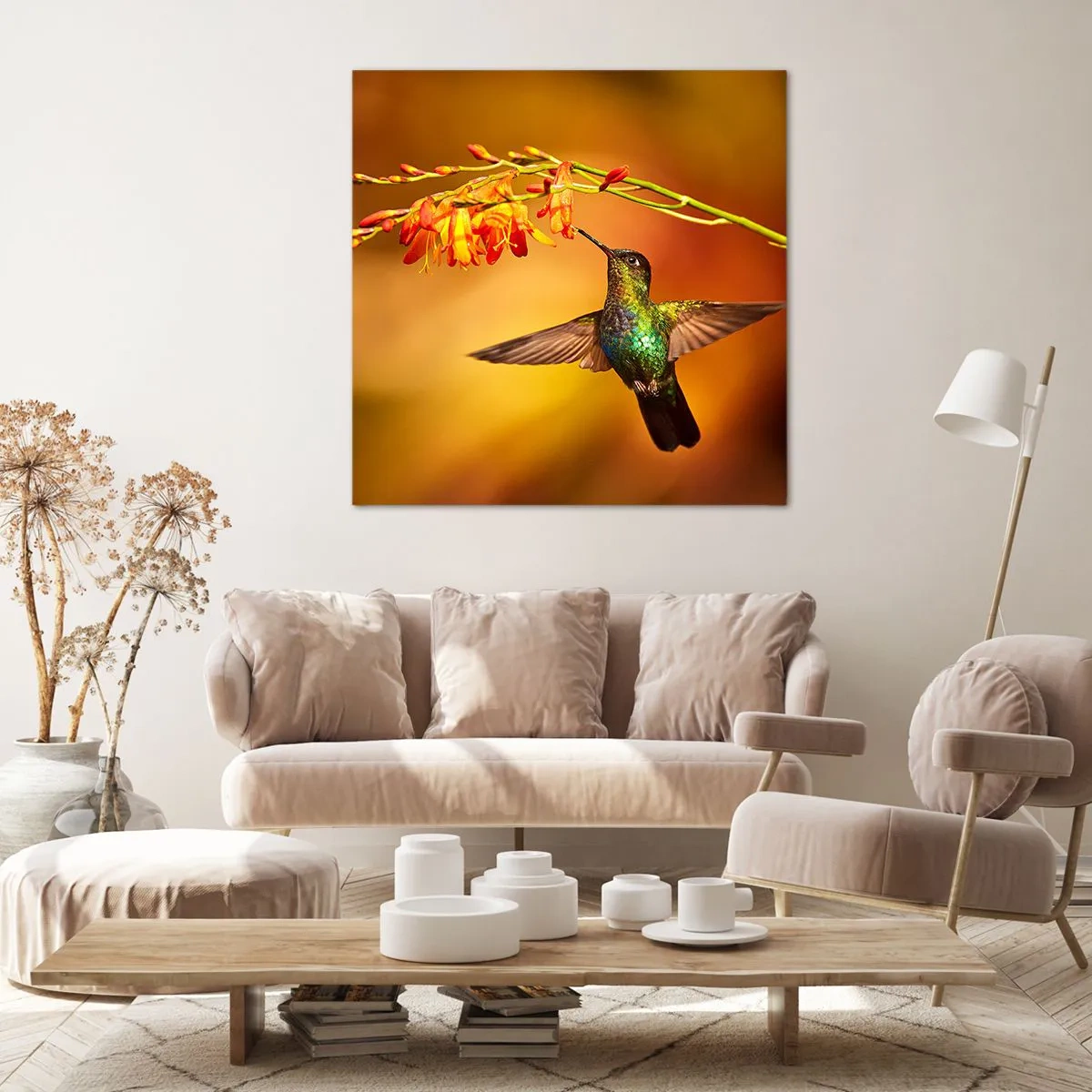 Lærredstryk - Billede på lærred - Maya lysets budbringer - 70x70 cm