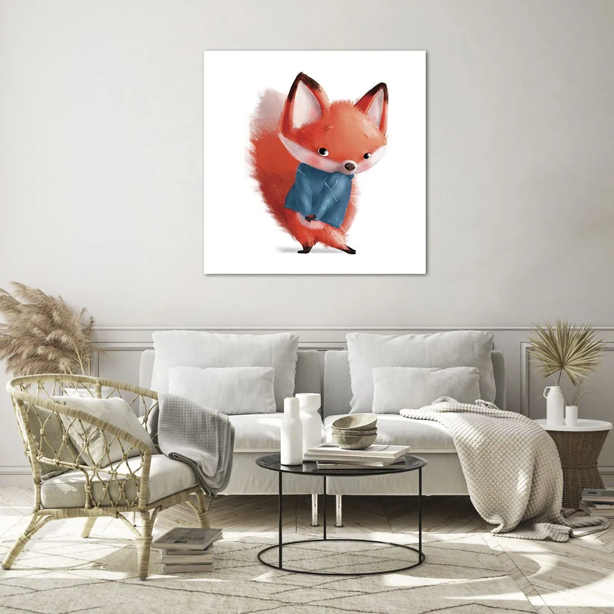 Billede på glas - Ser jeg smuk ud i den her? - 60x60 cm