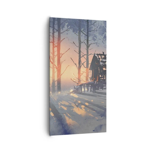 Lærredstryk - Billede på lærred - Kun solen kigger her - 65x120 cm