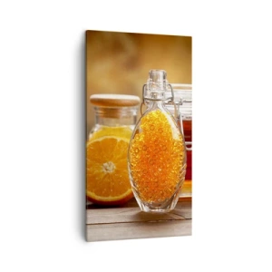 Lærredstryk - Billede på lærred - Solrige smags- og aromastoffer - 45x80 cm