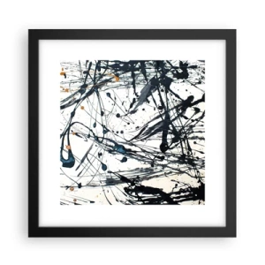 Plakat i sort ramme - Med eller uden fornuft? - 30x30 cm