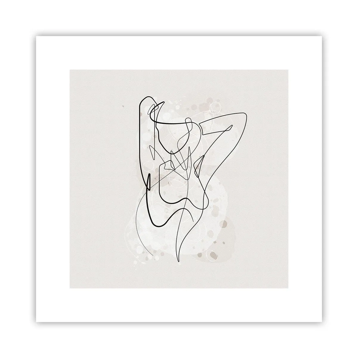 Plakat - Forførelsens kunst - 30x30 cm
