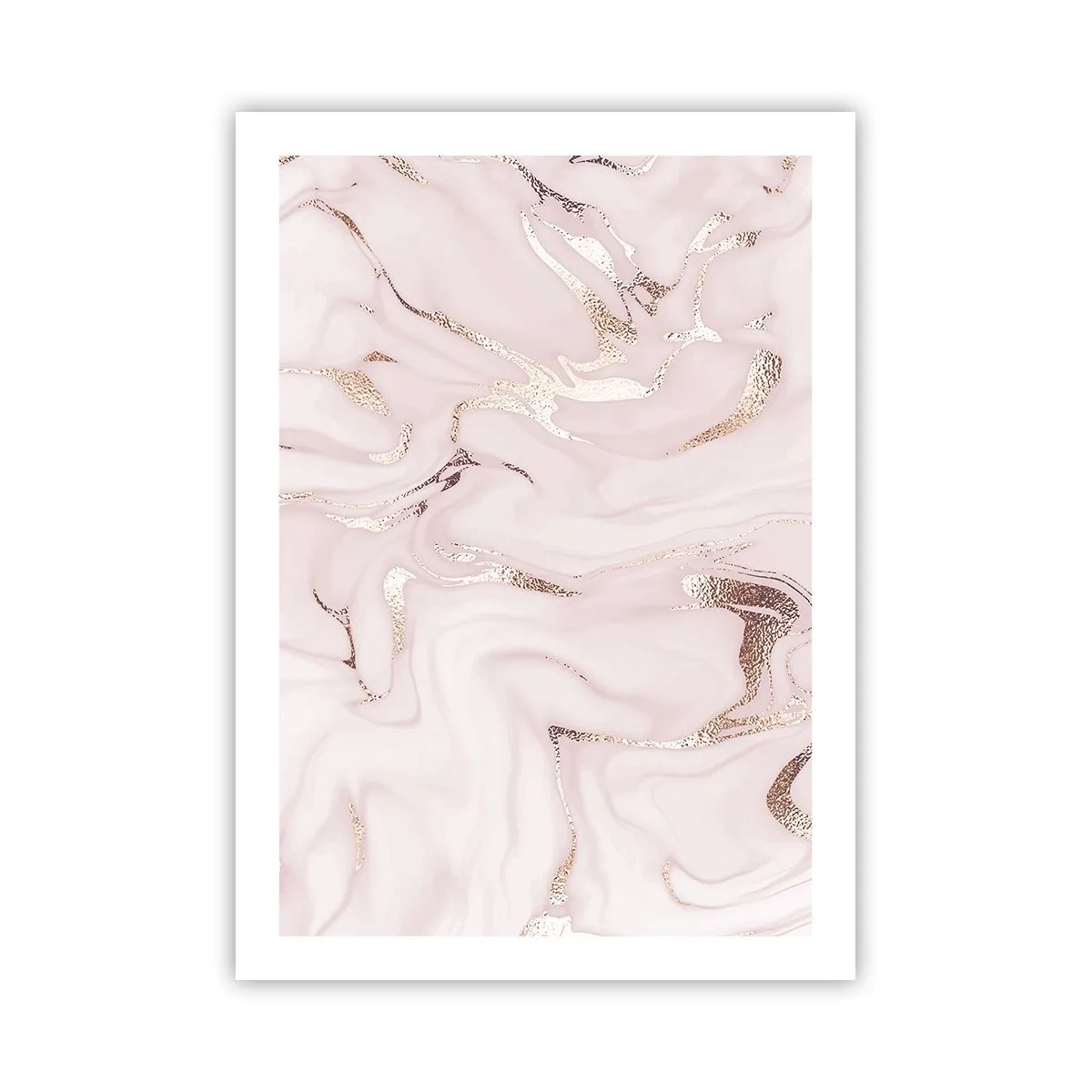 Plakat - I et lyserødt tørklæde - 50x70 cm