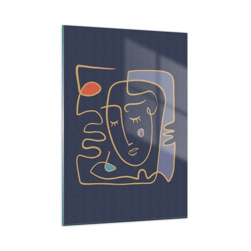 Billede på glas - I drømmerier - 50x70 cm