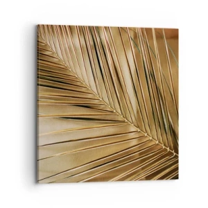 Lærredstryk - Billede på lærred - Naturlig kolonnade - 70x70 cm